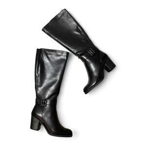SOUL Naturalizer Twinkle Wide High Shaft Tall Black Boots. NEW! Sizes 7.5